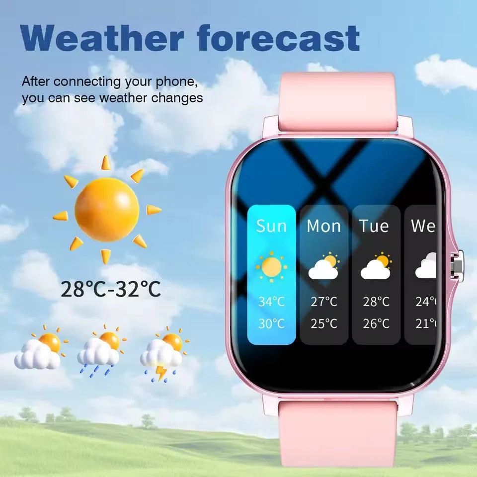 2026 New Bluetooth Call Smart Watch Information Push Men Women Health Monitoring Watch Pedometer IP68 Smartwatch For Android IOS