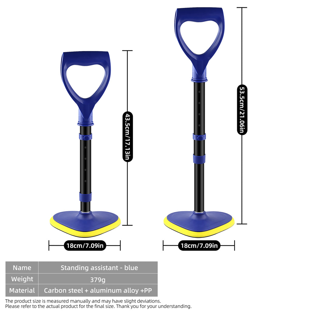 Adjustable standing assistive device, 1 piece, mobile assistive tool, standing assistive device for the elderly