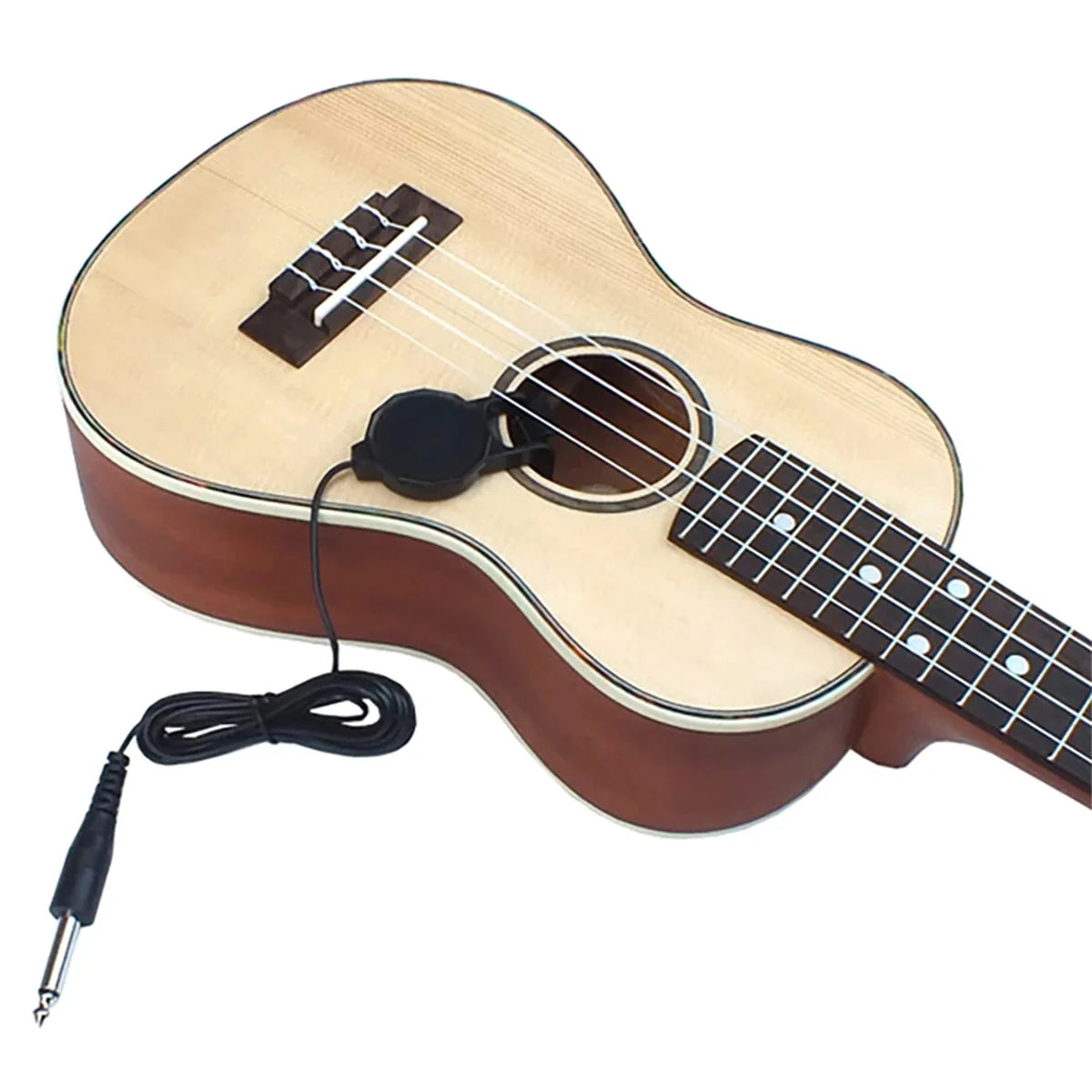 Audio Jack Clip On Pickup for Acoustic Guitar\Mandolin\Bouzouki\Violin\Banjo\Ukulele Length 2.5 M Sound Pickup Transducer