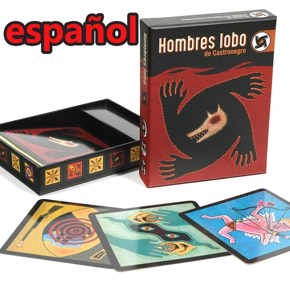 The Werewolf Cards 24 Table Game With Paper Guidebook, Puzzle Leisure Family Friend Party Board Deck,Halloween Christmas Gifts