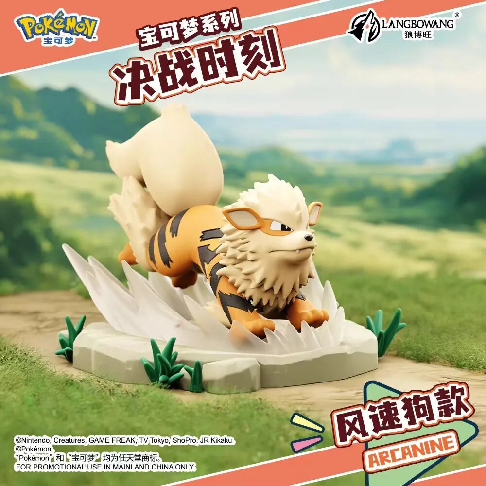 10cm Pokemon Figure Set, Charizard Blastoise Venasaur Arcanine Lapras, PVC Action Model Statue for Collection Display Gift