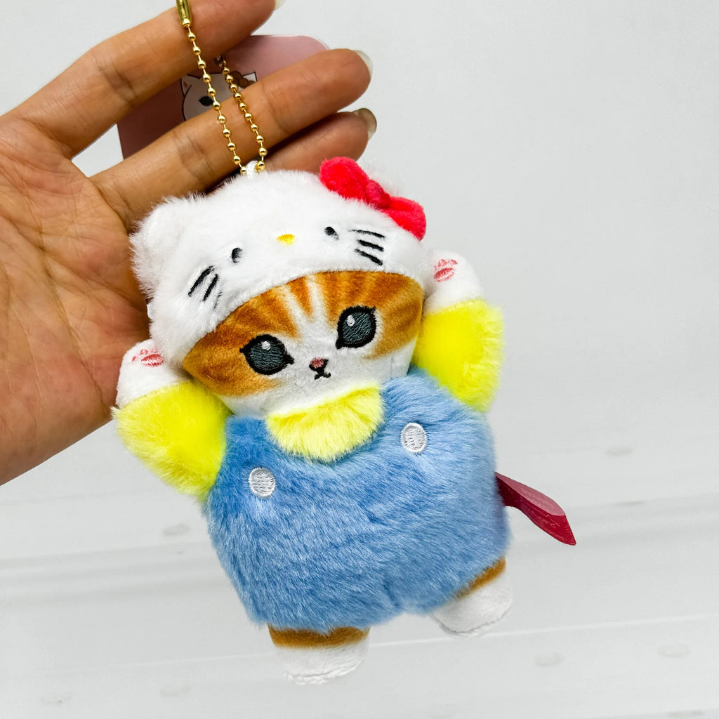 Anime Shark Cat Co Branded Cross-dress Kuromi Hello Kitty Cinnamoroll Plush Toys Collect Decoration Pendant Gift