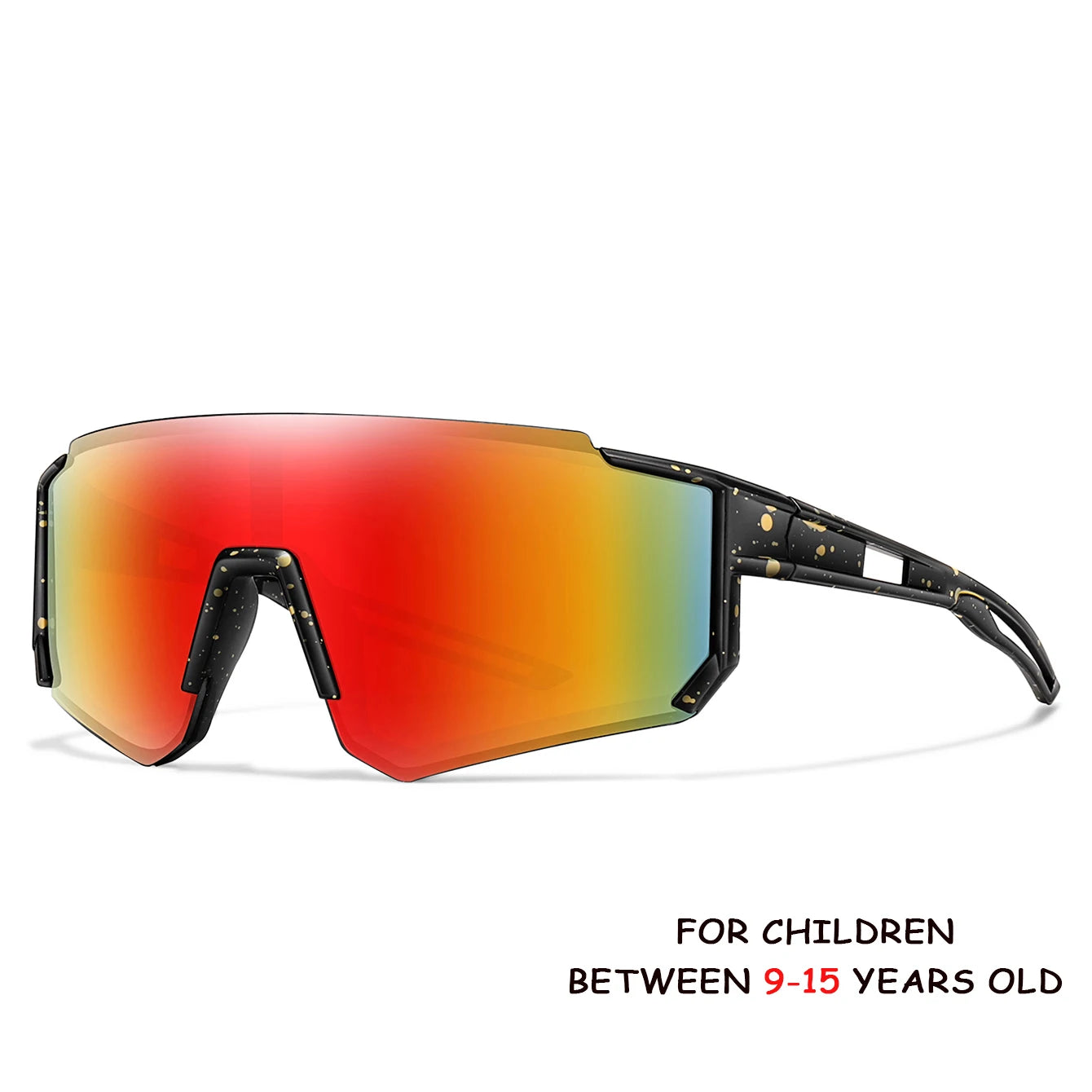 Age 9-15 Youth Cycling Glasses Teenagers Sunglasses Mtb Bike Bicycle Baseball Goggles Children Outdoor Sport Boys Girls UV400