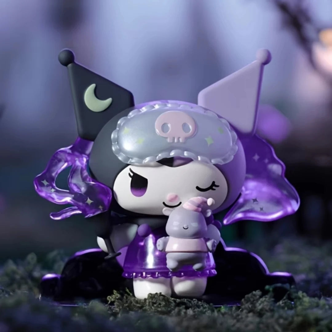 Sanrio Blind Box Cartoon Kuromi Doll Lucky Divination Anime Series Action Figure Model Doll Child Toy Desktop Decor Birthday Gif