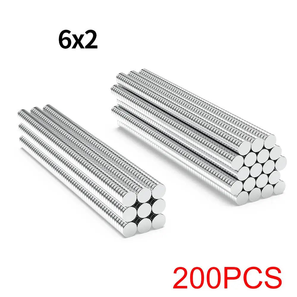 Super Strong Neodymium Magnet N35 NdfeB Permanent Magnetic imanes Round Powerful Magnets Refrigerator Magnet  2x2/6x2/6x3/10x3
