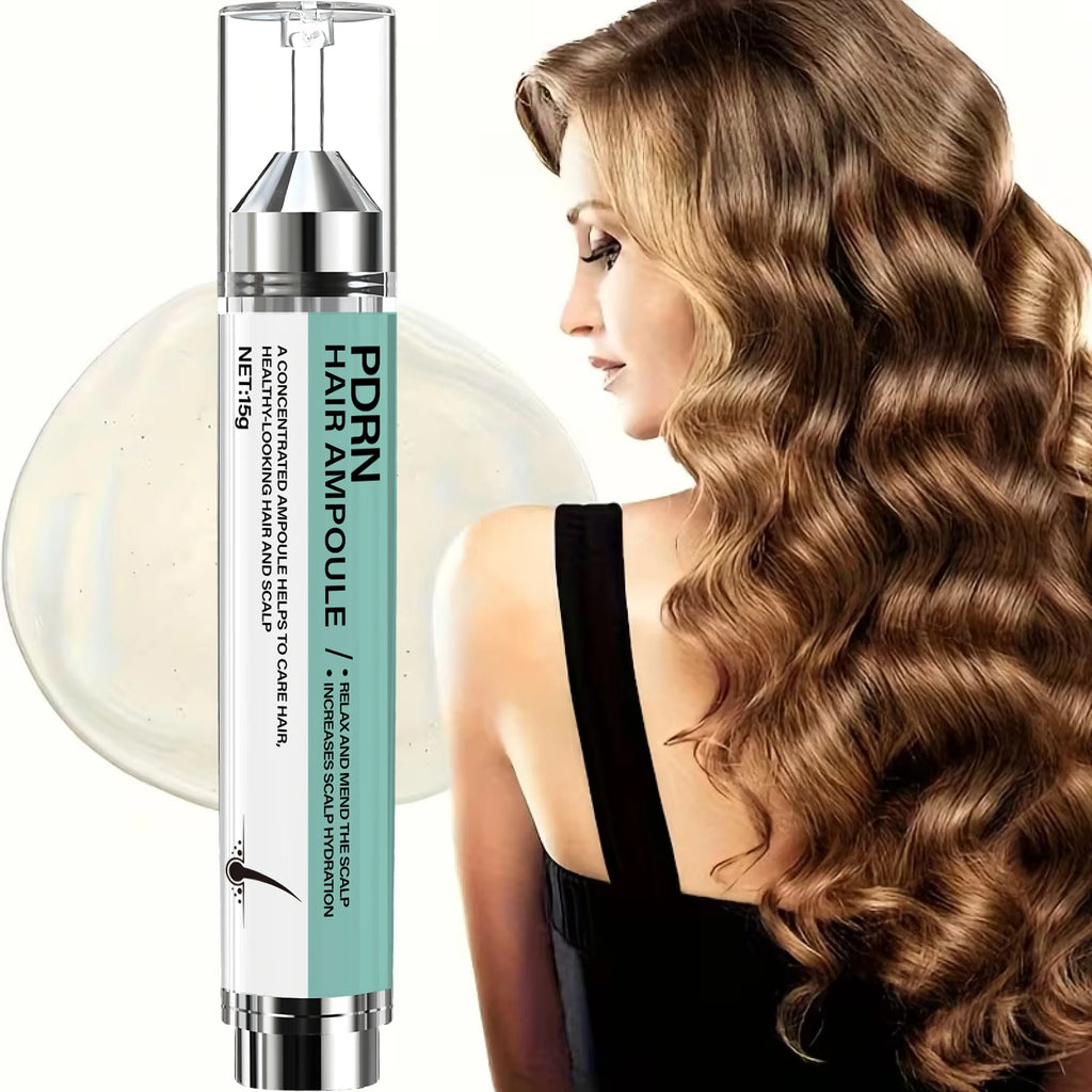 Hair Ampoule with Keratin & Biotin, Deeply Moisturizes & Repairs Hair, Increases Scalp Hydration for Healthy-Looking Hair.