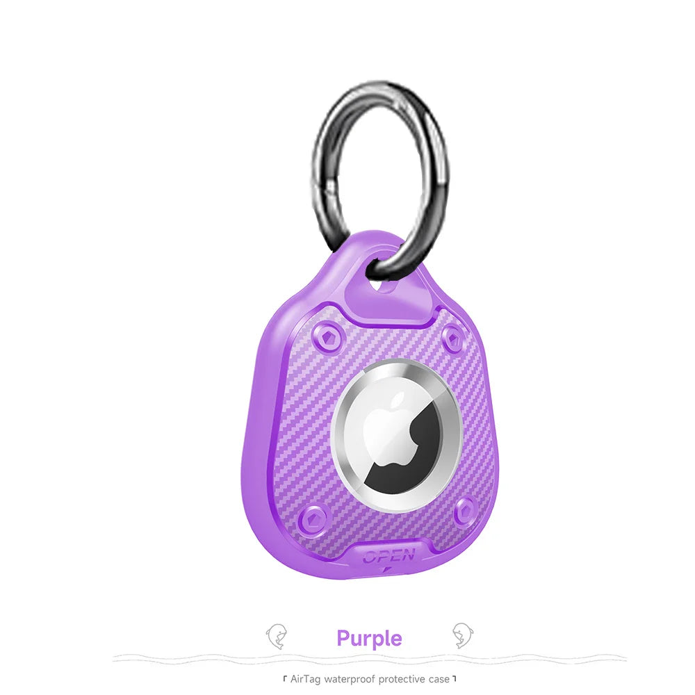 Waterproof Case for AirTag Holder Protective Case Suitable for Apple Location Tracker Airtag Key Pet Three Protection Cover