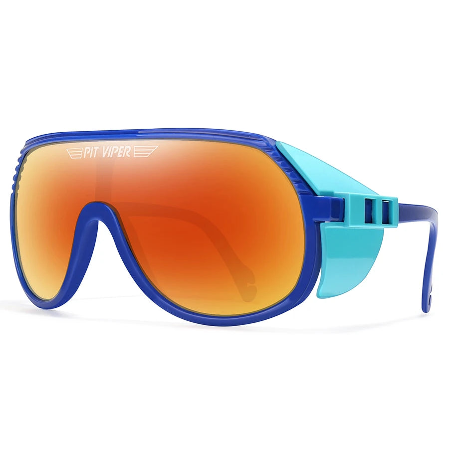 Men Women Cool Pilot Shades Brand Cycling Sunglasses Vintage Punk Style UV400 Sport MTB Bicycle Goggle Without Case