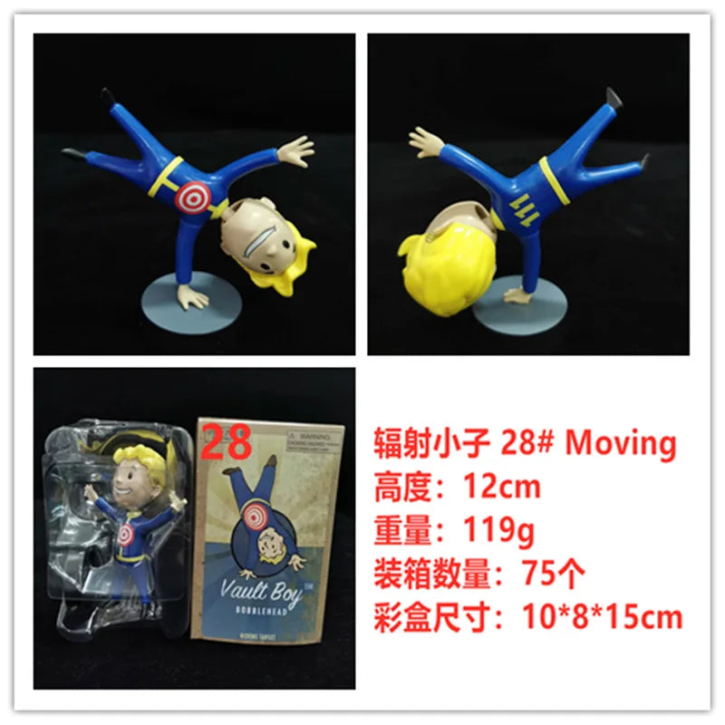 Hot Vault Boy Generation 7 Shaking Anime Action Figure Statue Model Room Ornament Toys Collectible Childrens Surprise Xmas Gifts