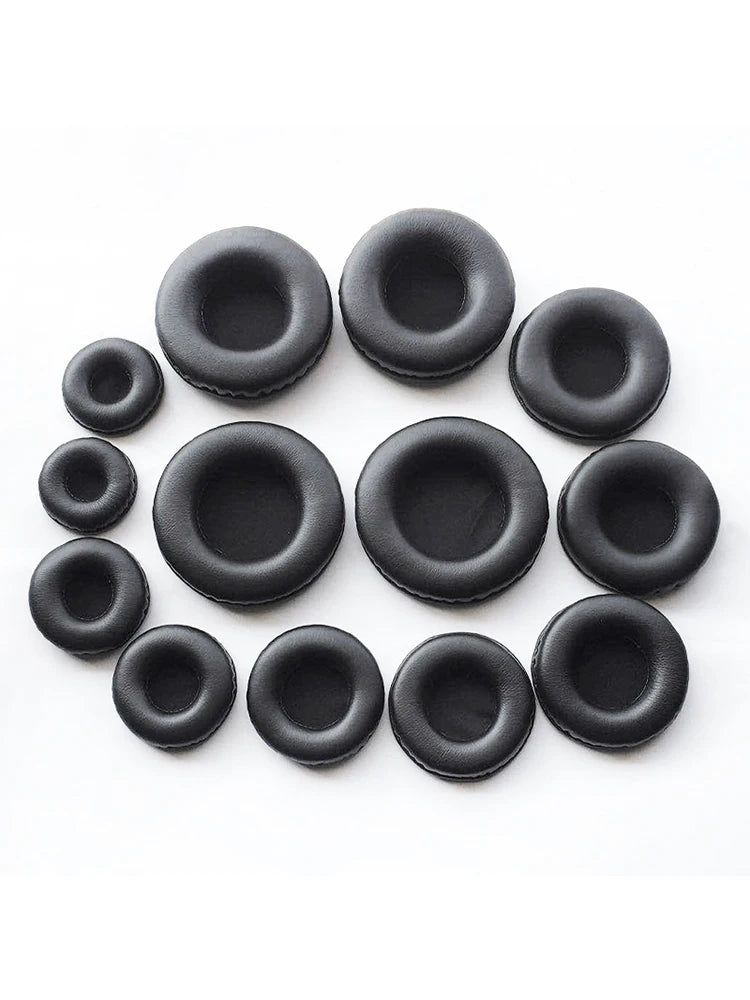 R Ear Pads For Headphones Covers Sponge Leather Foam Cushion 40mm 50mm 55mm 60mm 65mm 70mm 75mm 80mm 85mm 90 95 100 105mm 110mm