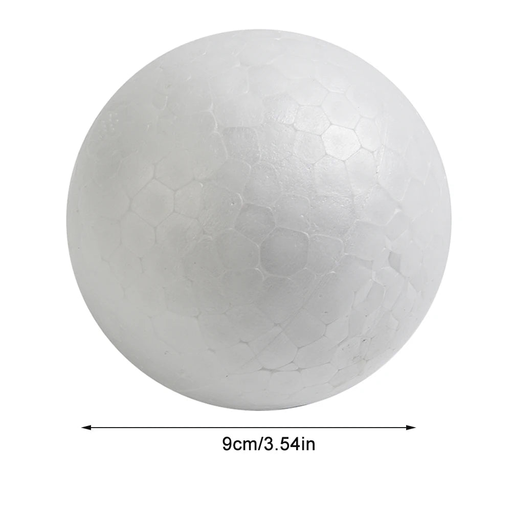 6-12cm Modelling Polystyrene Foam Balls White Craft Balls DIY Hand-painted Gifts Accessory Wedding Celebrations Event Supplies