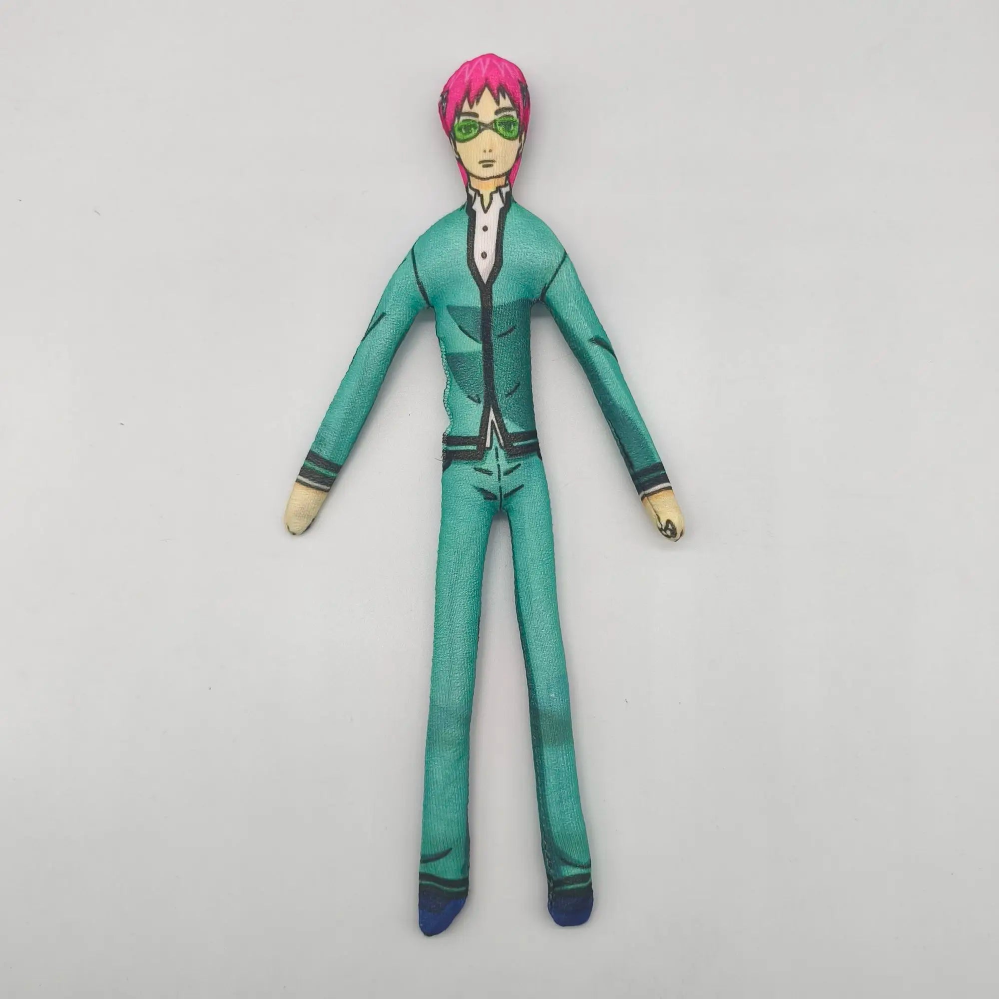 Anime The Disastrous Life of Saiki K Saiki Kusuo Cosplay Doll Twistable Shape Room Decoration Abstract Cartoon Figure Dolls Gift