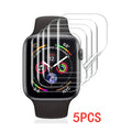 5Pcs/lot Hydrogel Film Screen Protector for Apple Watch Series 9/8/7/6/5/4 41mm 44mm 45mm TPU Clear HD Protective For iwatch