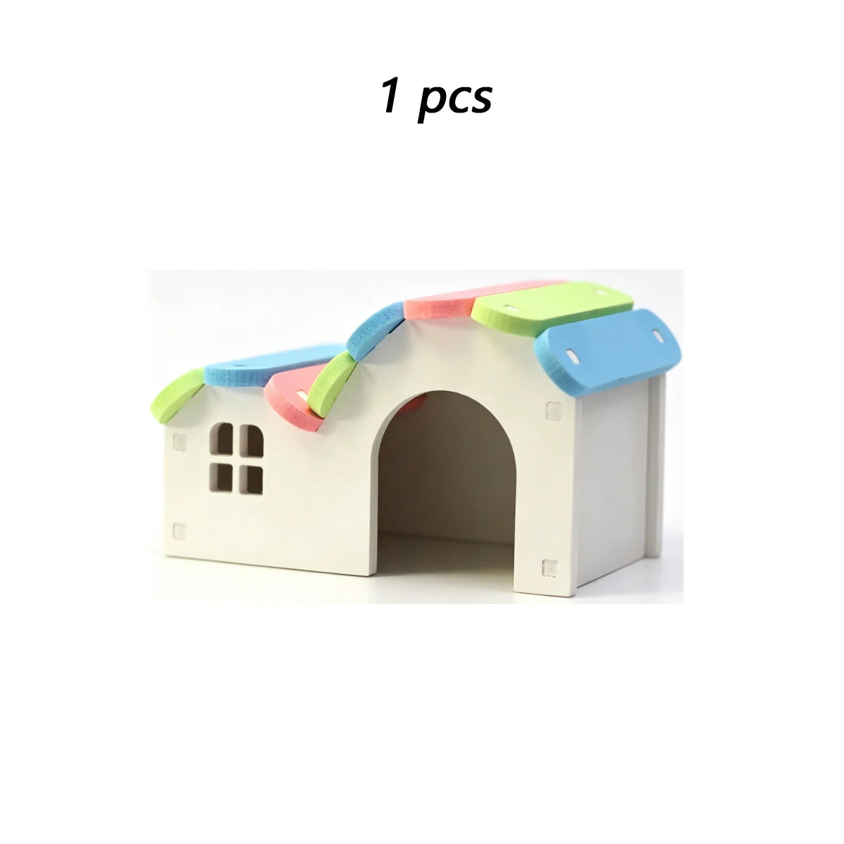 Hamster House Houses for Hamsters Rats Accessories Guinea Pig Cottage Things Kennel Pet Supplies Hideout Large Casa Accessory