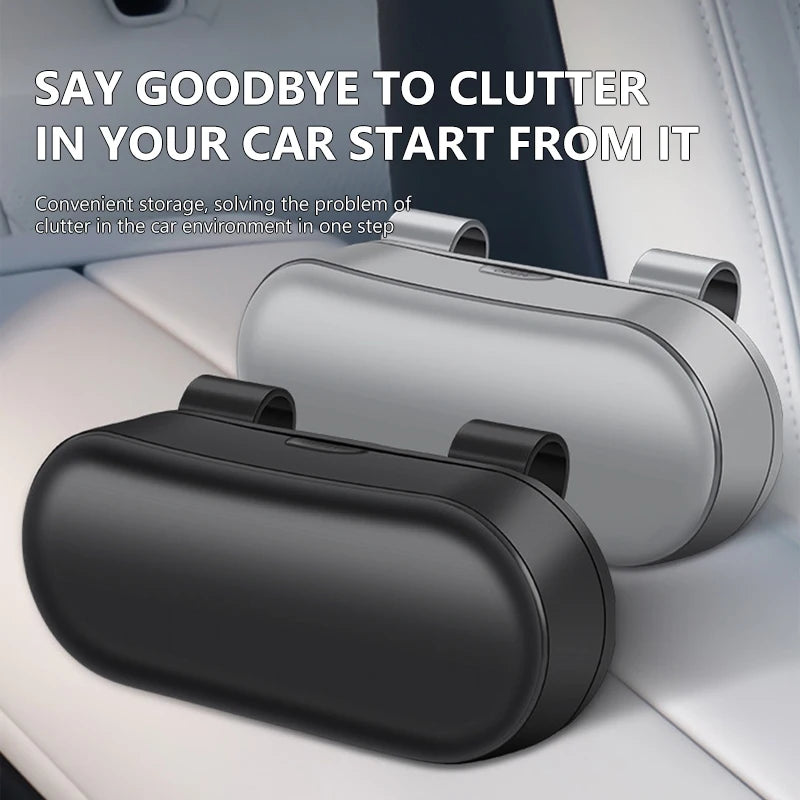 SEAMETAL Car Sun Visor Glasses Case Anti-Scratch Sunglasses Storage Box Glasses Holder Organizer Universal for 99% Car Models