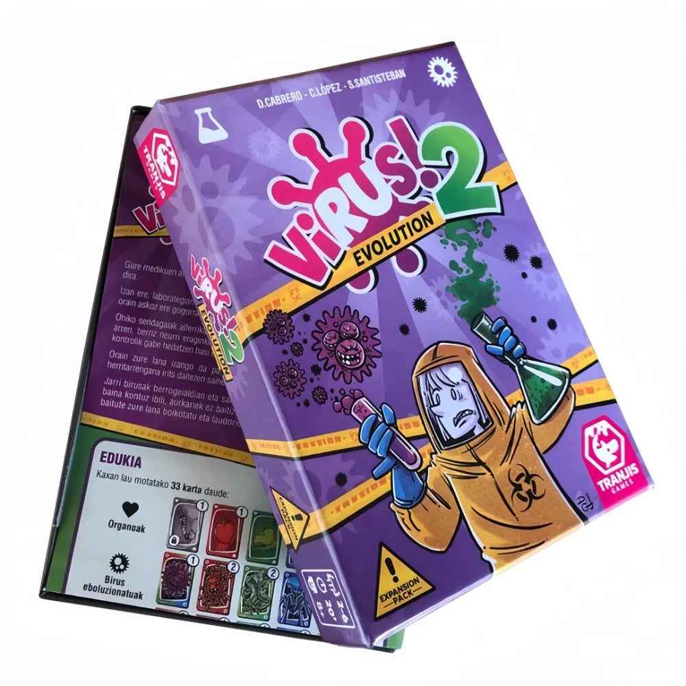 Interesting Virus Infected Card Game English Version Tabletop Card Interactive Game for Family Gatherings Couples Adult Parties