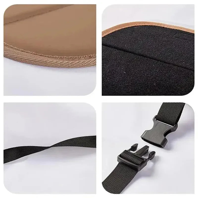 Portable Car Rear Seat Foot Hammock – Adjustable Hanging Footrest for Travel, Office & Car Interior Comfort