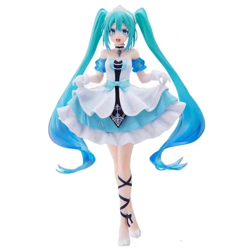 Anime Hatsune Miku Figure Wedding Dress Action Figures Kawaii Swimsuit Vocaloid PVC Collectible Model Toys Girl Gift