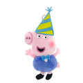 Genuine Peppa Pig George Stuffed Plush Toys High Quality Keyring Hot Cartoon Animal Keychain Doll Pendant Kids Christmas Gifts