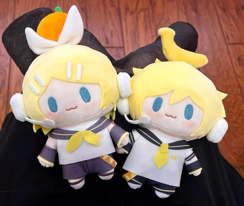 Hatsune Miku Plush Toys Keychain Kagamine Len Rin Backpack Charm Anime Peripheral Cute Stuffed DollBag Decoration Birthday Gifts