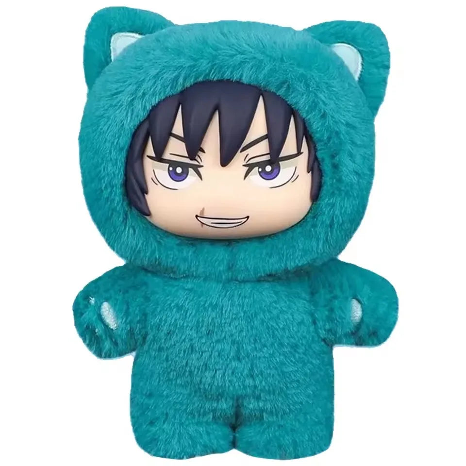2025 Eaki Jujutsu Kaisen Season 2 Cat Park Party Gojo Satoru Blind Box Plush Wrist Bag Pendant Model Collection Christmas gift