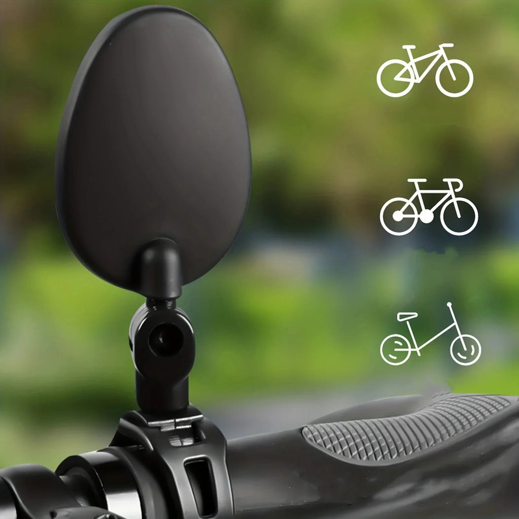 Bike Mirror Cycling Rear View Mirrors 360 Degree Adjustable Rotatable Handlebar Mirror Wide-Angle MTB Road Bycicle Accessories