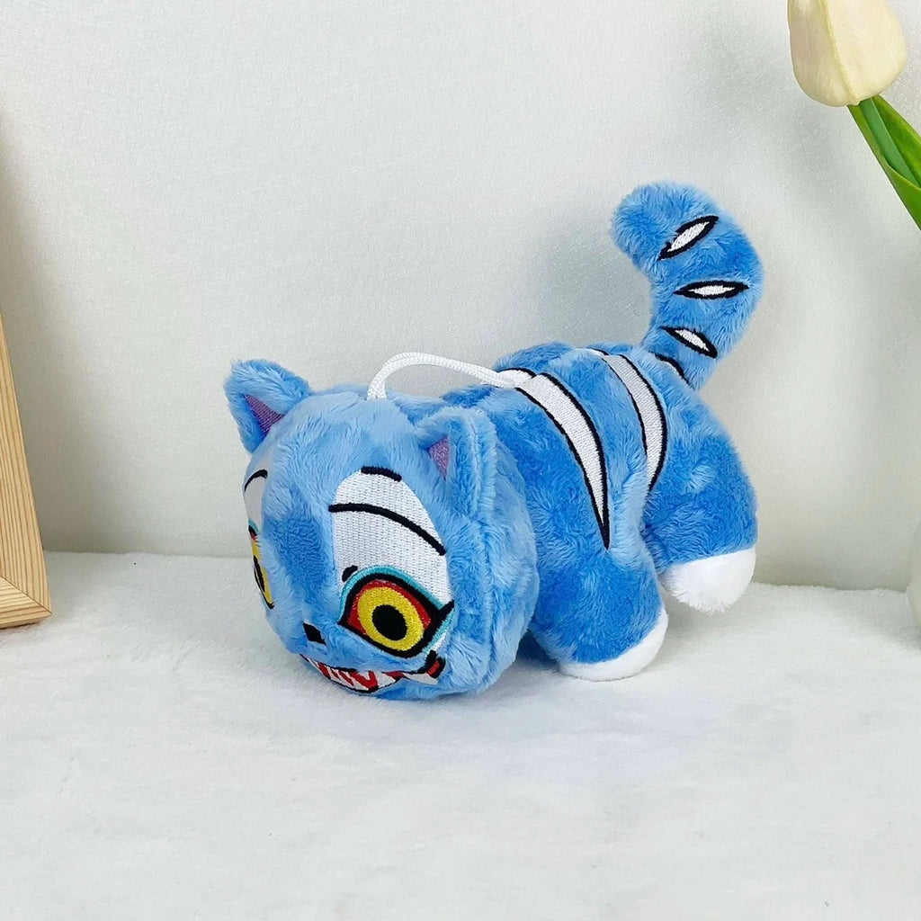 Anime Hunters Plush Cute Purple Tiger Black Hat Magpie With 3 Eyes Monster Hunt Girl Group Stuffed For Fans Gifts