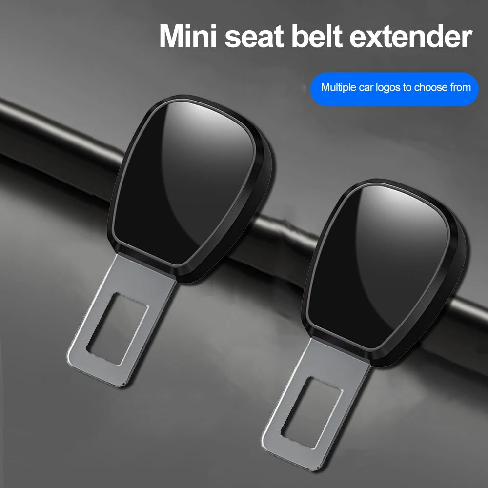 1/2pcs Car Seat Belt Extension Plug Buckle Seatbelt Clip Adjustable Extender For Tesla Jeep Renegade Car Safety Seatbelt Lock