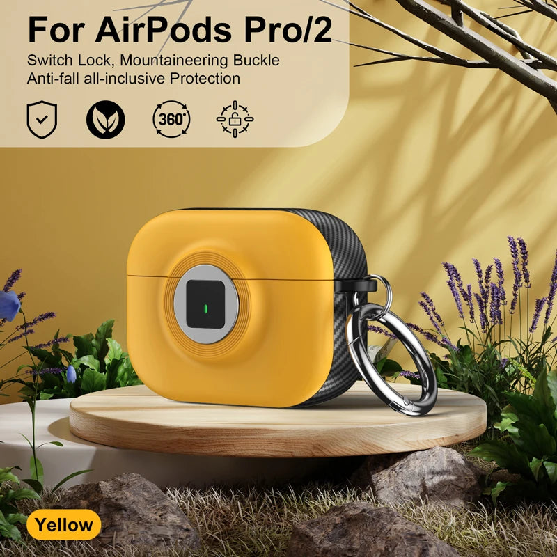 Magnetic Headphone Case for Airpods 4 pro 3 2 1 with Secure Lock Wireless Charging Compatible with Camera Series