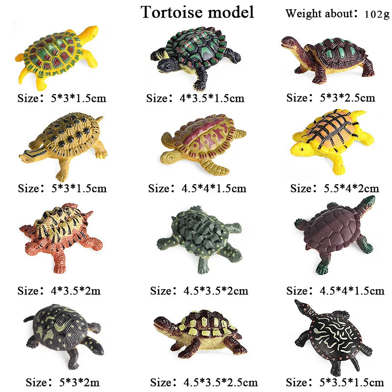 Oenux Mini Wild Wild Forest Animals Insect Dinosaur Model Owl Fox Squirrel Hedgehog Fox Frog Figurines Cake Toppers Kid Toy Gift