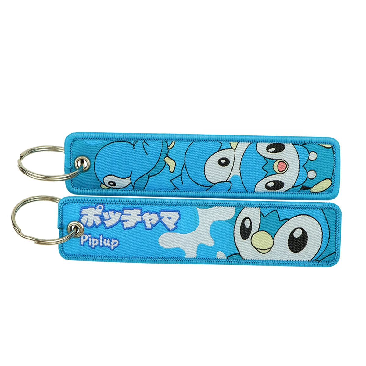 Cute Anime Elf Embroidery Key Fobs Cool Game Key Tags Keychains for Motorcycles Cars Fashion Key Rings Accessories Gifts 1pcs