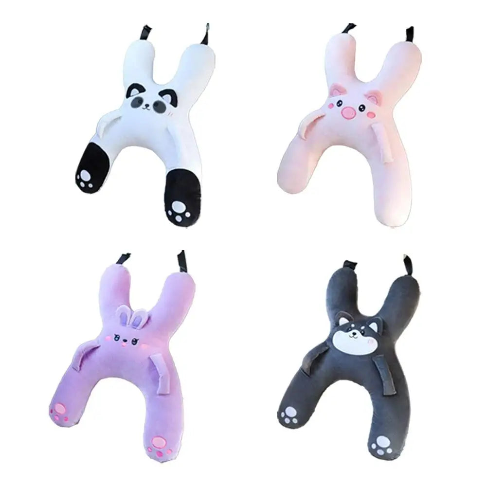 1PCS Cute Car Neck Pillow Safety Sleep Prevent Leaning Head Back Car Sleeping Neck Head Support Comfort Travel Pillow