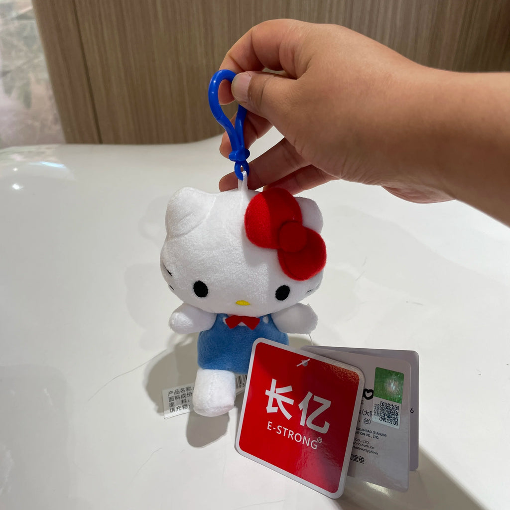 Genuine Sanrio Hangyodon Melody Kuromi Pendant Plush Toys Small Charms Sayuri Model Doll Stuffed Toys Girls Boys Birthday Gifts