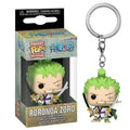 Funko POP Pocket Keychain One Piece Roronoa Zoro Yamato Chopper Vinyl Dolls Action Figure Model Toys Birthday Carvinal Gifts