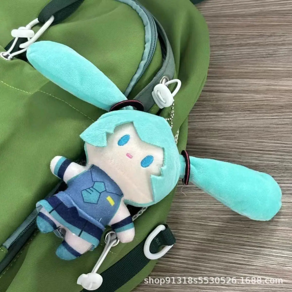 6 Styles New 13-18cm Kawaii Anime Girls Plush Pendant Keyring Cute Plushie Keychains Girls Birthday Gifts Girl Women Bag Hanging
