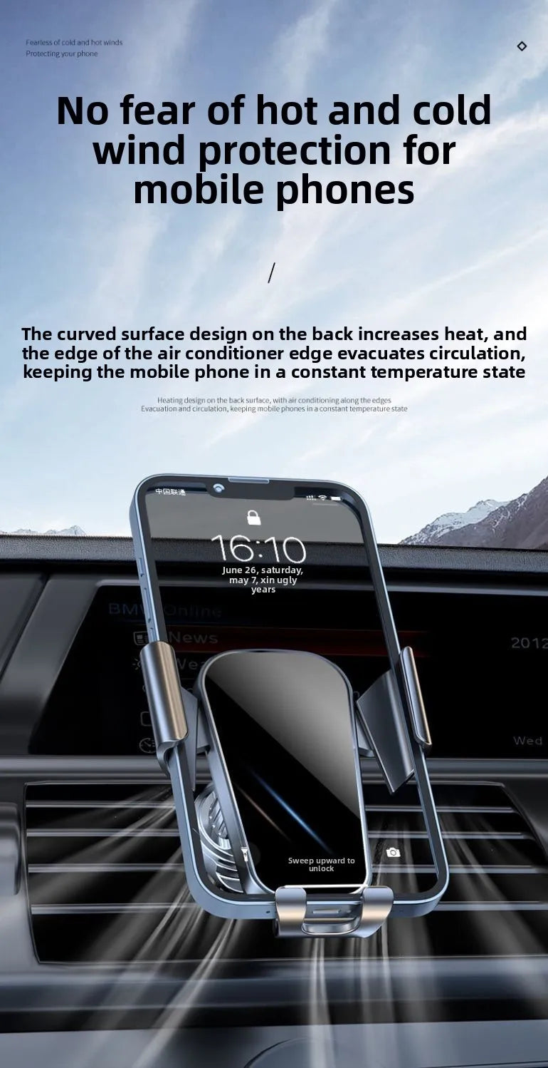 Car Phone Holder Car Air Vent Clip Mount Mobile Cell Stand Smartphone GPS Support For 5-7 Inch Mobile Devices Car accessories