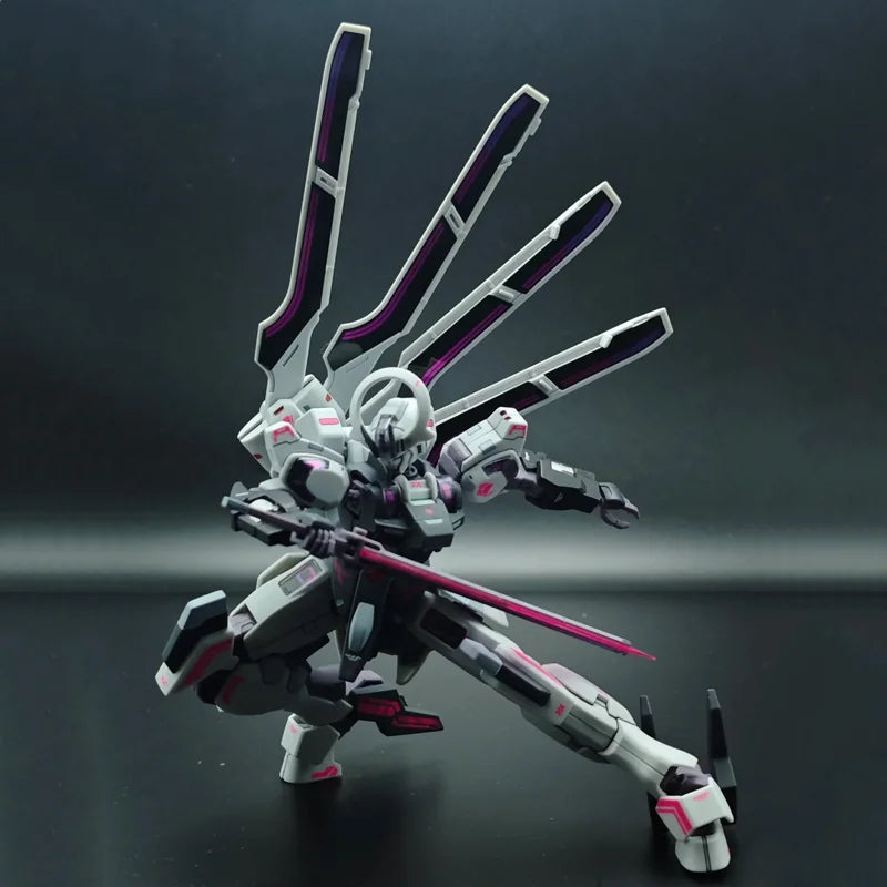 HG 1/144 Schwarzette The Witch From Mercurys Mech Assembly Model Kits Action Figures Desktop Ornament Doll Boys' Puzzle Toy Gift