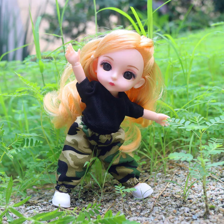 doll 16cm Cute And Elegant Style, 13 Articulated Dolls With Movable Joints Clothing Matching BJD Princess 1/12 Girl Gift Toy