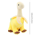Cute Peeled Banana Brontosaurus Plush Toys Soft Stuffed Dragon Animals Peeled Banana Brontosaurus Toy Kawaii Gift for Kids