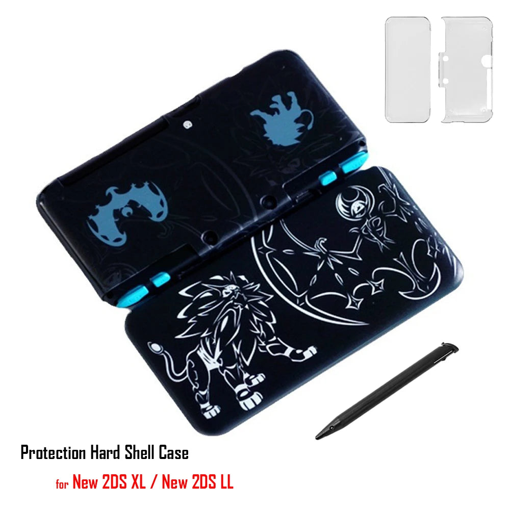 Limited Protective Shell Case For New 2DS XL LL Hard Guard Cover Skin Case For New 2DSLL XL w/ Stylus Pen Game Accessories