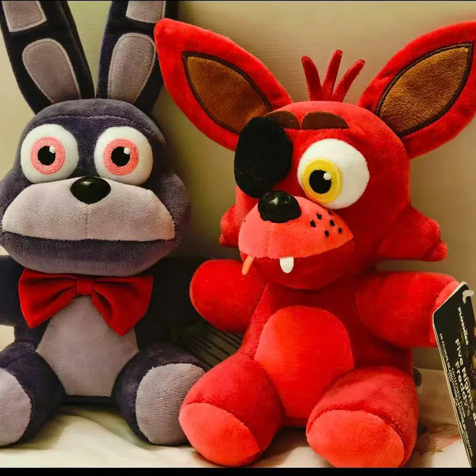 FNAF Five Nights at Freddy's Freddy Fazbear Bonnie Foxy Sundrop Moondrop 18cm Soft Plush Doll Collectible Toy Gifts for Kids