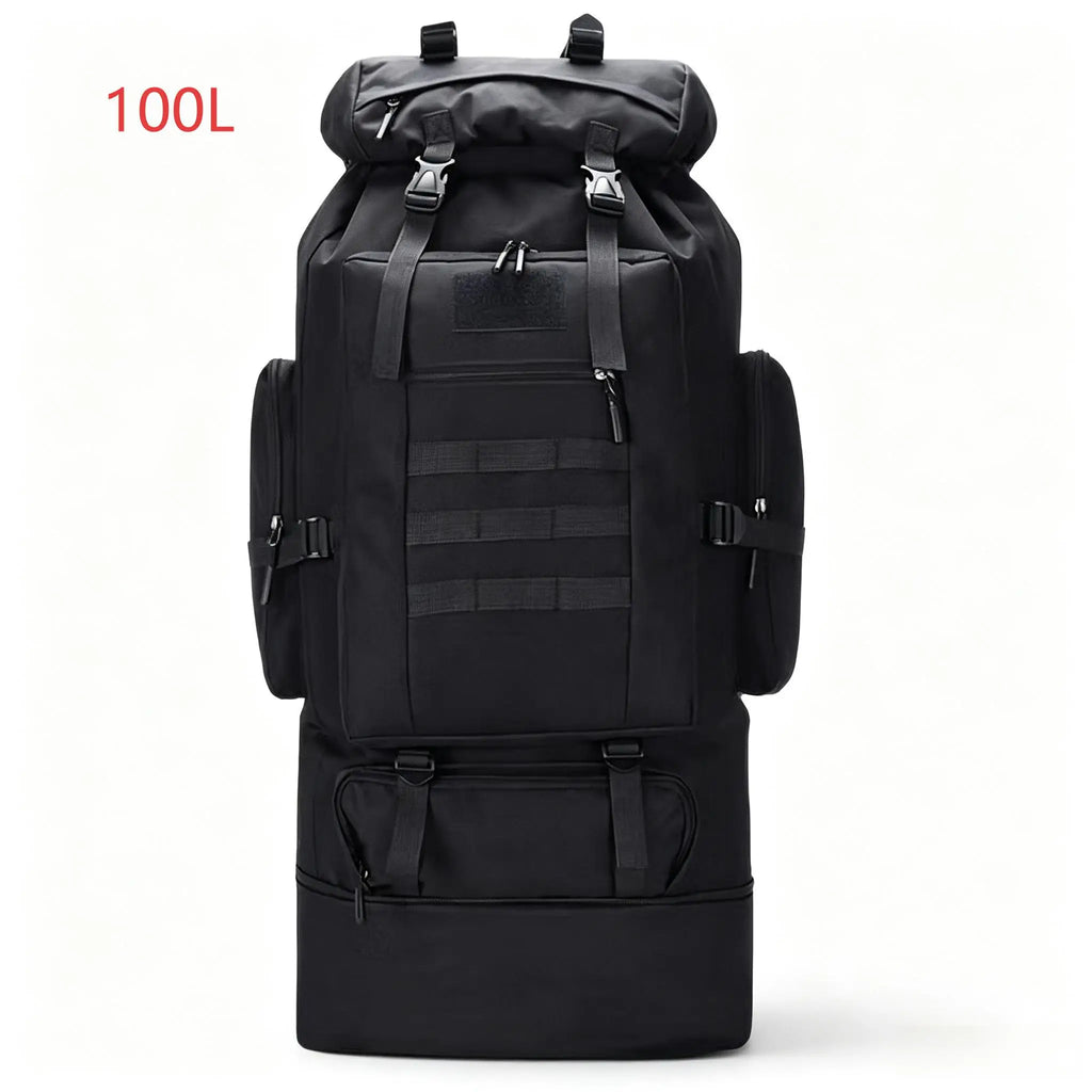 Homefish 80L/100L Large Mountaineering Backpack Outdoor Climbing Bag Tactical Rucksack Hiking Camping Travel Backpack