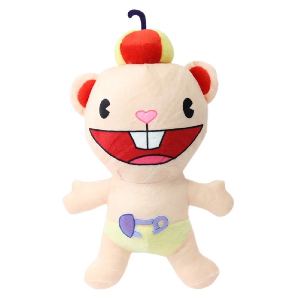 25CM HTF Happy Tree Friends Anime Happy Tree Friends Soldier Fliqpy Plush Toys Dolls Military Flipy Doll Plush Toy for Kids Gift