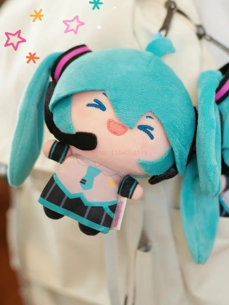 Hot Genuine Spot Hatsune Miku Double Ponytail Rotary Jumping Pull Start Pendant Fufu Doll Interesting Trendy Doll Birthday Gifts