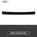 Universal Leather Door Sill Protection Strip Carbon Fiber Car Trunk Trunk Decoration Car Rear Bumper Protection Strip Auto Parts