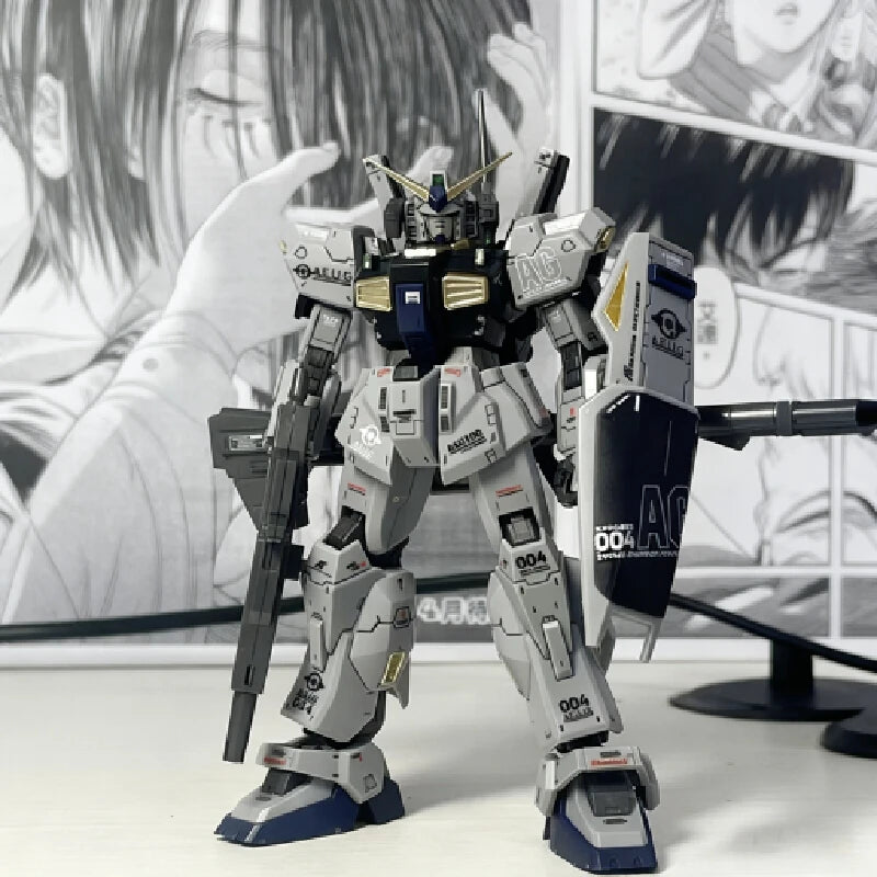 New HG 1/144 RX-178 MK-II 21st Century Real Color Scheme Assembly Model Kit Action Figures Decoration Toy Gift for Collectors