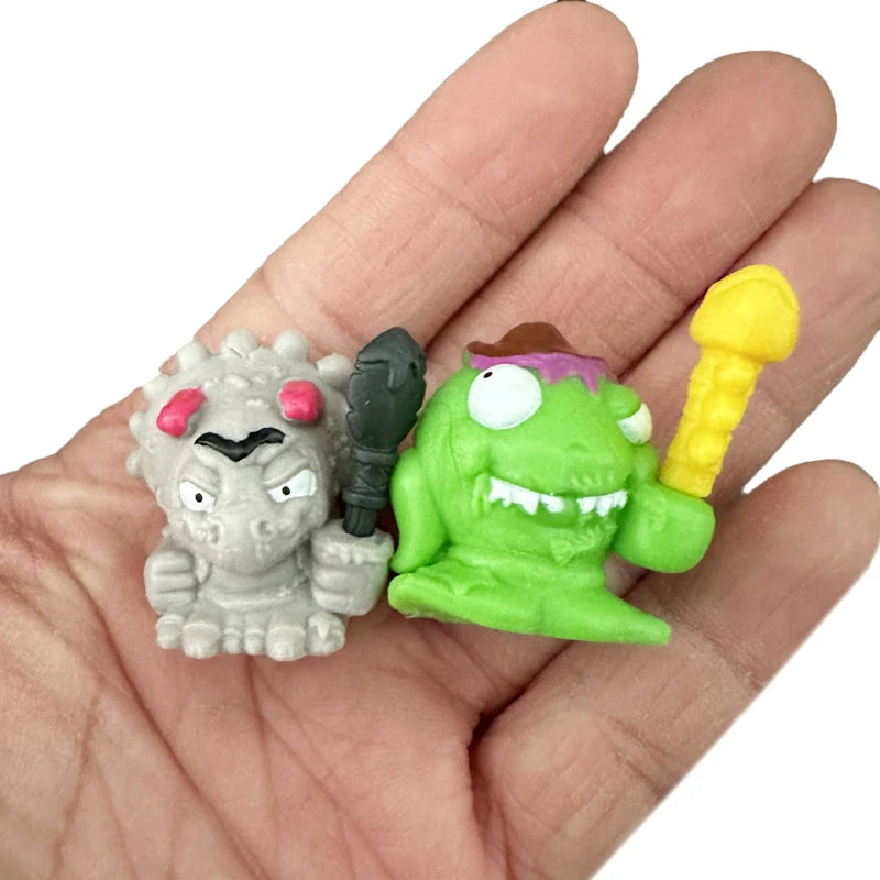 Genuine Capsule Toy Exported European American Grosserys Gangs Rubbish Bug Bin Series Figurines Collectible Box Broken Blind Box