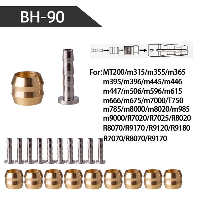 ZTTO Bicycle Hydraulic Disc Brake Oil Needle Tool Driver Hose Cutter Cable Pliers Olive Connector Insert BH59 BH90 Install Press