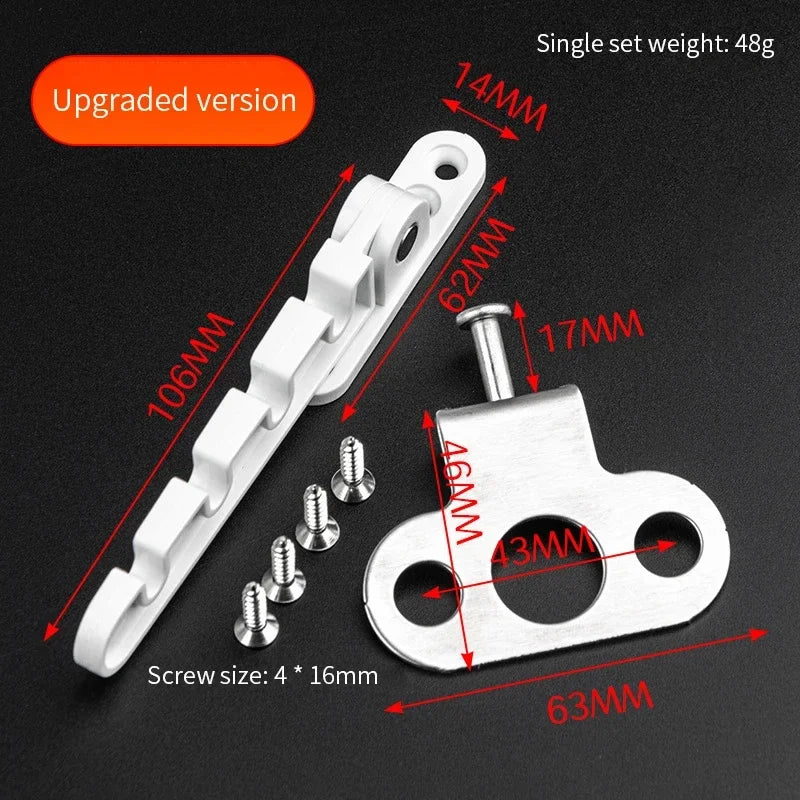 Window Support Wind Hook Latches Adjustable Limiter Latch Wind Brace Stay Position Stopper Casement Blocking Lock Protector