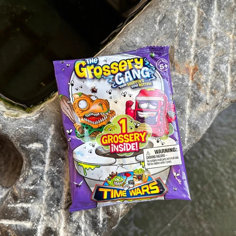 Genuine Capsule Toy Exported European American Grosserys Gangs Rubbish Bug Bin Series Figurines Collectible Box Broken Blind Box